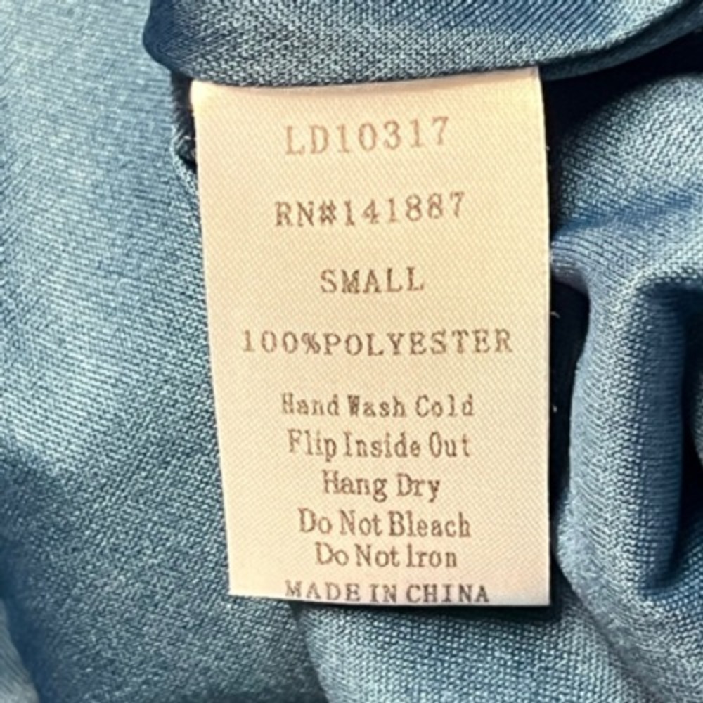 The Impeccable‎ Pig Dress Dark Teal Sleeveless Back Cutout Women Size S V-Neck - Picture 8 of 9